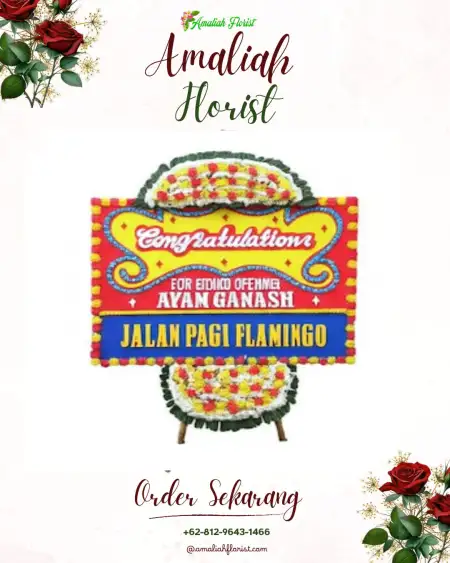 Sewa Papan Bunga Segobang